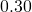 Rendered by QuickLaTeX.com \text{0.30 Ω}