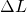 Rendered by QuickLaTeX.com \Delta L