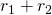Rendered by QuickLaTeX.com {r}_{1}+{r}_{2}