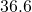 Rendered by QuickLaTeX.com \text{36}\text{.}6º