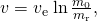 Rendered by QuickLaTeX.com v={v}_{\text{e}}\phantom{\rule{0.25em}{0ex}}\text{ln}\phantom{\rule{0.15em}{0ex}}\frac{{m}_{0}}{{m}_{\text{r}}},