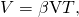 Rendered by QuickLaTeX.com \text{Δ}V=\mathrm{\beta V}\text{Δ}T\text{,}