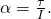 Rendered by QuickLaTeX.com \alpha =\frac{\tau }{I}.