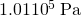 Rendered by QuickLaTeX.com 1\text{.}\text{01}×{\text{10}}^{5}\phantom{\rule{0.25em}{0ex}}\text{Pa}