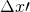 Rendered by QuickLaTeX.com \Delta x\prime