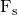 Rendered by QuickLaTeX.com {\mathbf{\text{F}}}_{\text{s}}