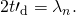 Rendered by QuickLaTeX.com 2{t\prime }_{\text{d}}={\lambda }_{n}.