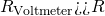 Rendered by QuickLaTeX.com {R}_{\text{Voltmeter}}\text{>>}R