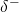 Rendered by QuickLaTeX.com {\delta }^{-}