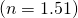 Rendered by QuickLaTeX.com \left(n=1\text{.}\text{51}\right)