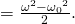 Rendered by QuickLaTeX.com \text{αθ}=\frac{{\omega }^{2}-{{\omega }_{\text{0}}}^{2}}{2}.