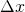 Rendered by QuickLaTeX.com \Delta x