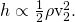 Rendered by QuickLaTeX.com h\propto \frac{1}{2}{\mathrm{\rho v}}_{2}^{2}\text{.}