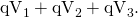 Rendered by QuickLaTeX.com {\text{qV}}_{1}+{\text{qV}}_{2}+{\text{qV}}_{3}.
