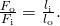 Rendered by QuickLaTeX.com \frac{{F}_{\text{o}}}{{F}_{\text{i}}}=\frac{{l}_{\text{i}}}{{l}_{\text{o}}}.