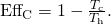 Rendered by QuickLaTeX.com {\text{Eff}}_{\text{C}}=1-\frac{{T}_{\text{c}}}{{T}_{\text{h}}}\text{.}