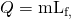 Rendered by QuickLaTeX.com Q={\text{mL}}_{\text{f}\text{,}}