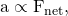 Rendered by QuickLaTeX.com \mathbf{\text{a}}\propto {\mathbf{\text{F}}}_{\text{net}},