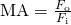 Rendered by QuickLaTeX.com \text{MA}=\frac{{F}_{\text{o}}}{{F}_{\text{i}}}