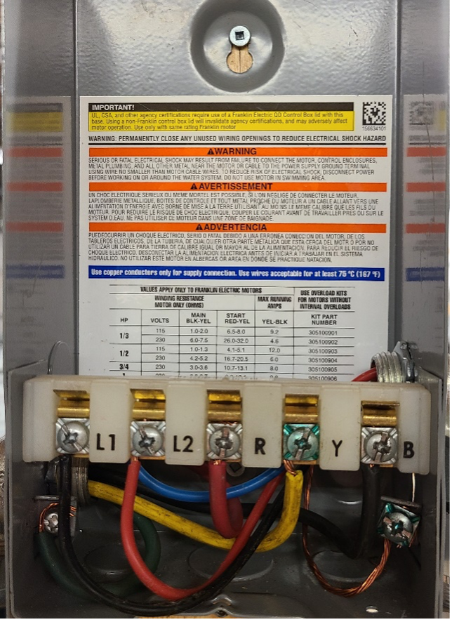 Figure 61 Control box connections