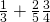 \frac{1}{3}+\frac{2}{5}·\frac{3}{4}