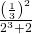 \frac{{\left(\frac{1}{3}\right)}^{2}}{{2}^{3}+2}