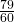 \frac{79}{60}