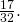 \frac{17}{32}.