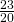 \frac{23}{20}