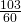 \frac{103}{60}
