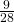 \frac{9}{28}
