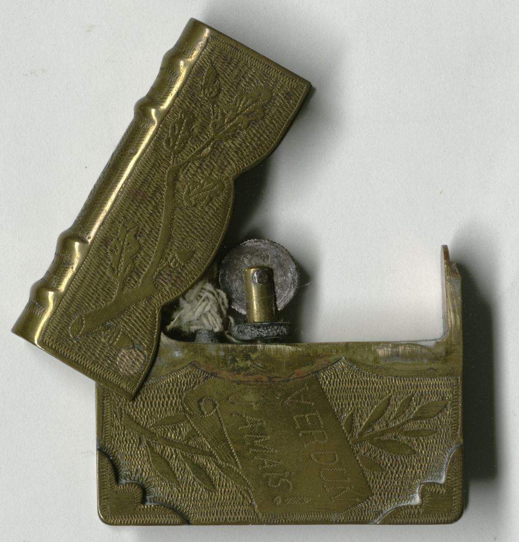 An old trench-art lighter.