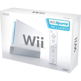A box for a Nintendo Wii console.
