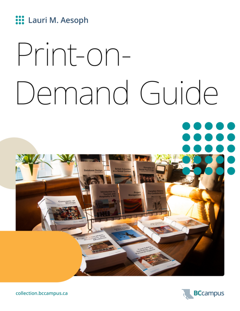 Print On Demand Guide Open Textbook Print On Demand Guide Open Textbook
