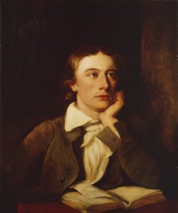 Oil painting of John Keats.