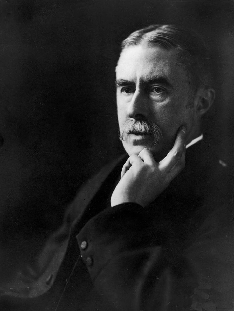 Photo portrait of A.E. Housman.