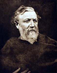 Portrait of Robert Browning.