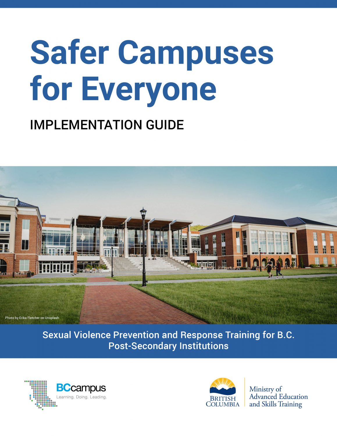 Cover image for Safer Campuses for Everyone: Implementation Guide