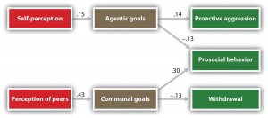 Figure 9.11 Self-Perceptions, Aggression, and Altruism