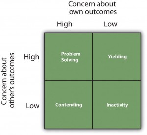 Figure 12.9 The Dual-Concern Model