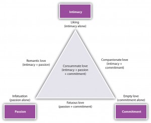 Figure 7.9 Triangular Model of Love