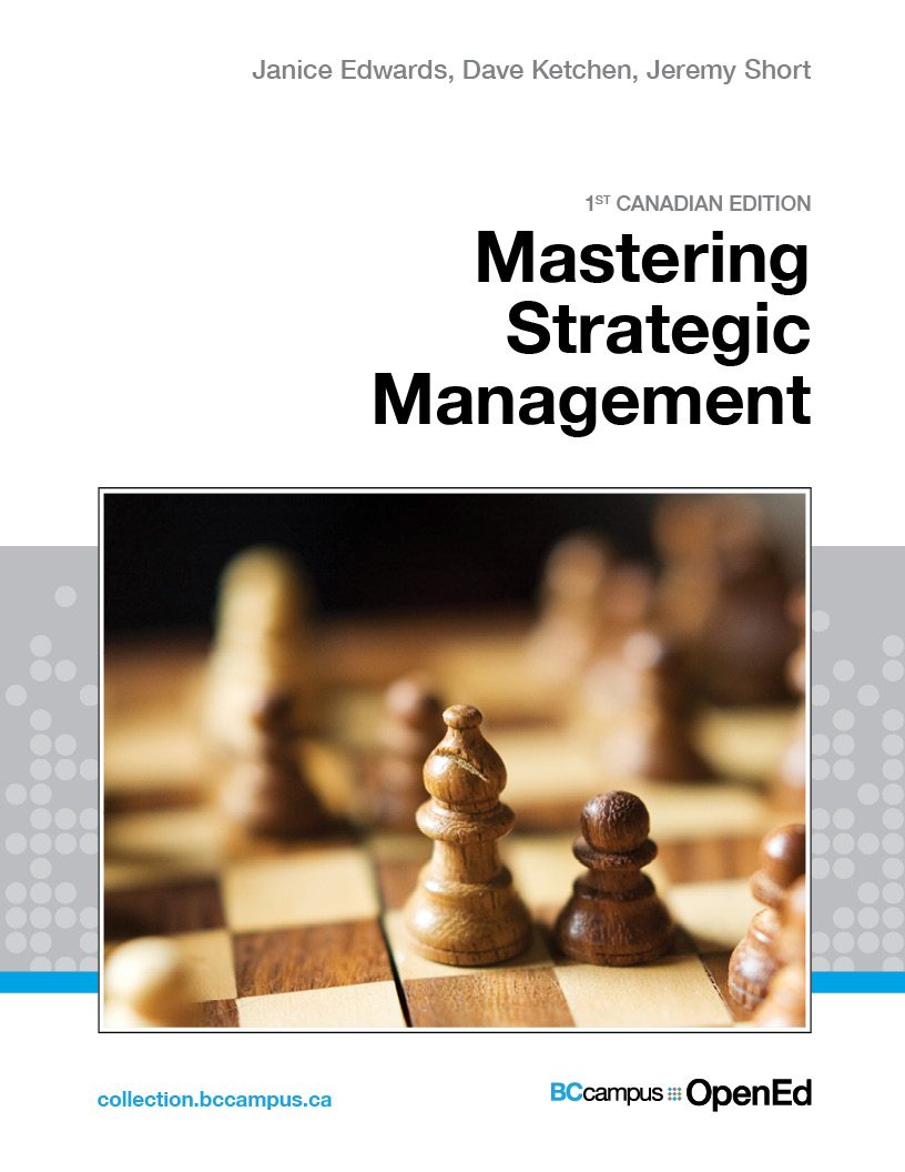 Cover image for Mastering Strategic Management - 1st Canadian Edition