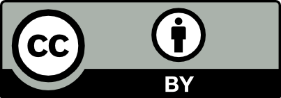 Creative Commons Attribution licence button.