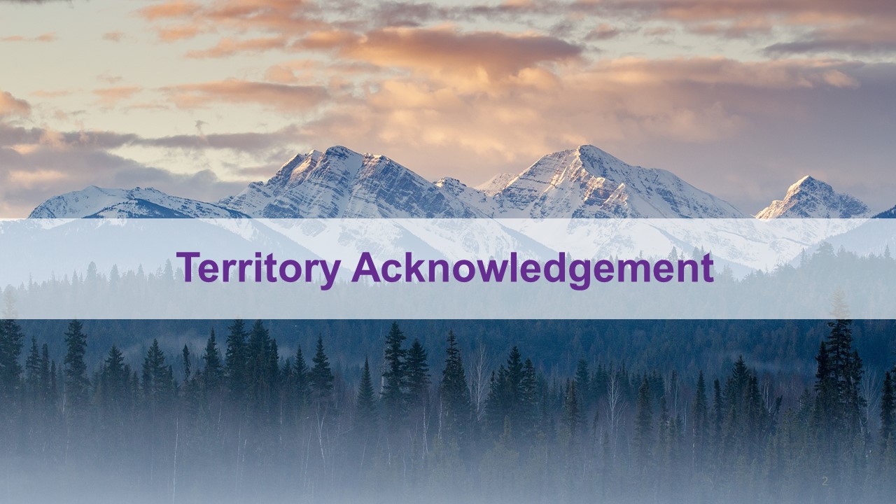 slide: territory acknowledgement