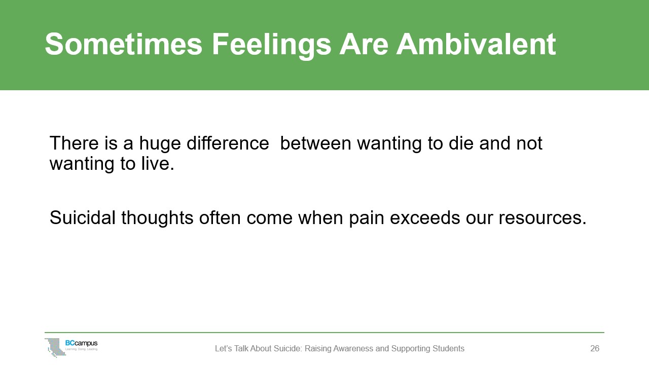 slide: sometimes feelings are ambivalent