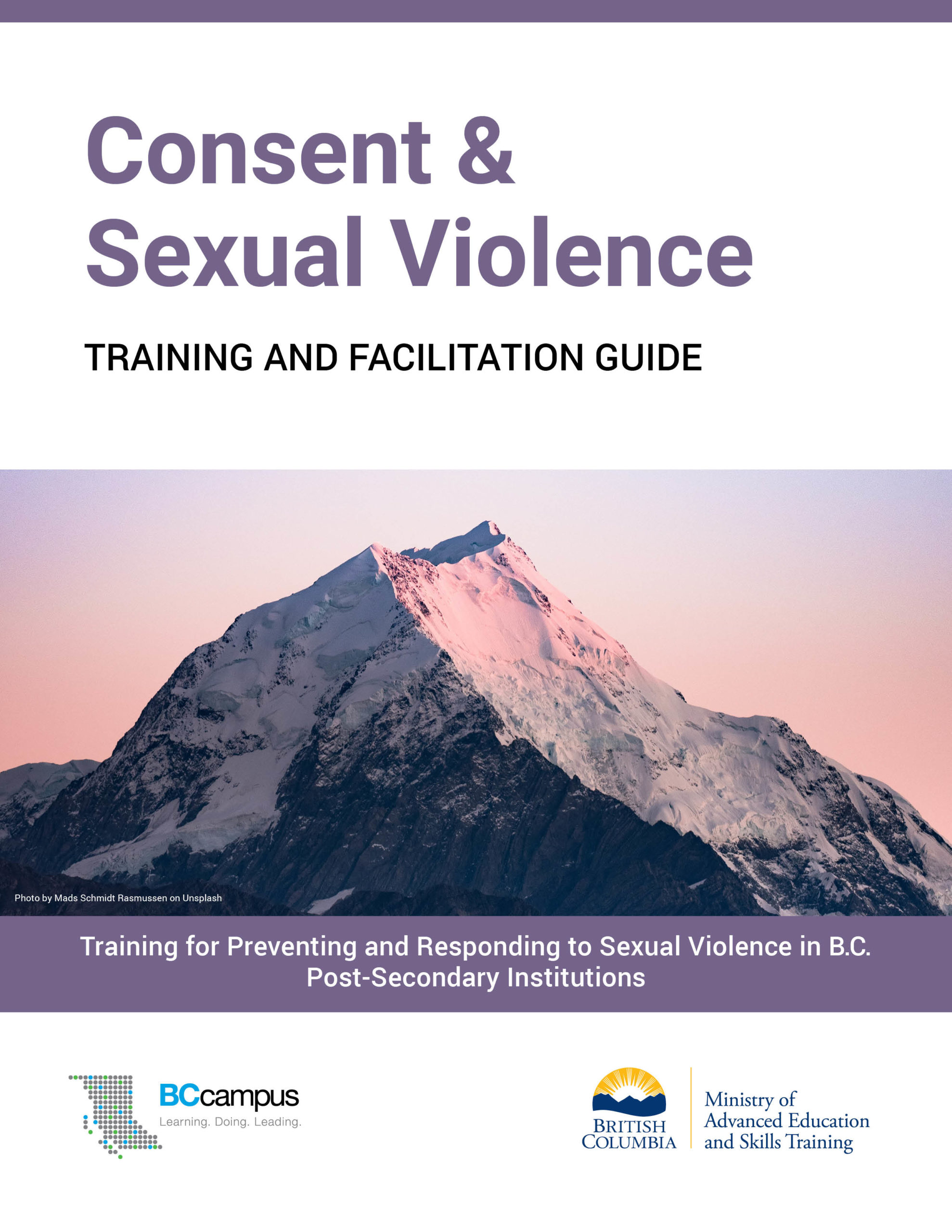 Cover image for Consent & Sexual Violence: Training and Facilitation Guide