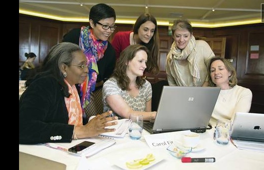 Bank of America's Vital Voices progam links women executives of small and medium sized enterprises  Image: © Belfast Telegraph, 2014