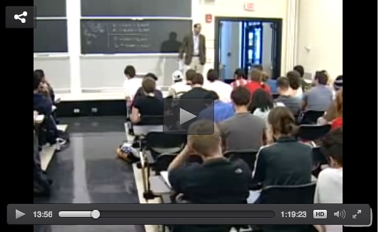 MIT OpenCourseware Lecture