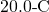 20.0\text{-}\text{°}\text{C}