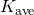 {K}_{\text{ave}}